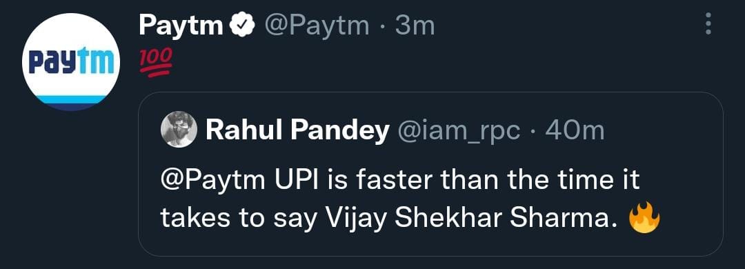 Retweeted by Paytm